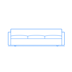 Furniture Couches Sofas Bevel Sofa Sketch Style Svg Vector, Free Vectors File